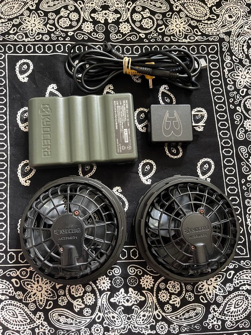 バートル13V空調ファン　バッテリーセット