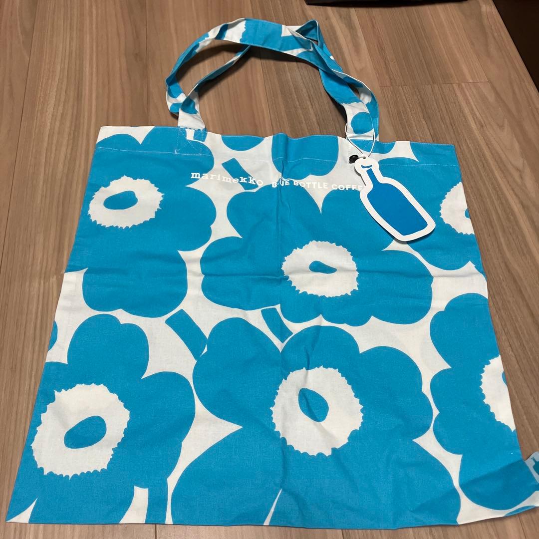 未使用品　マリメッコとブルーボトルのコラボトート