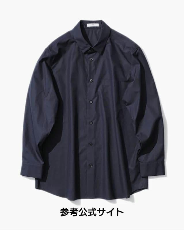 【タグ付き新品】ATON SUVIN BROAD STANDARD SHIRT