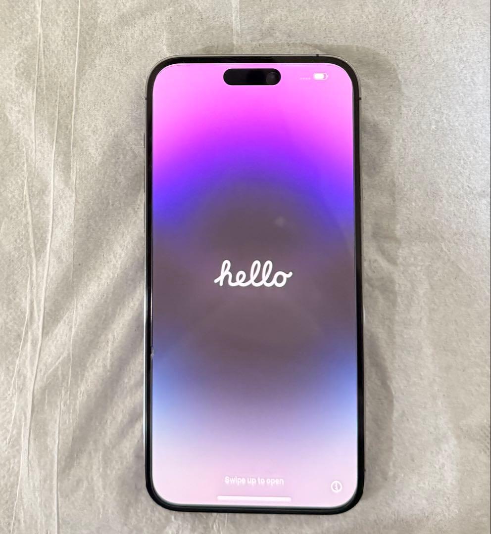 美品! iPhone 14 Pro Maxグラデーション ブラックケース付き