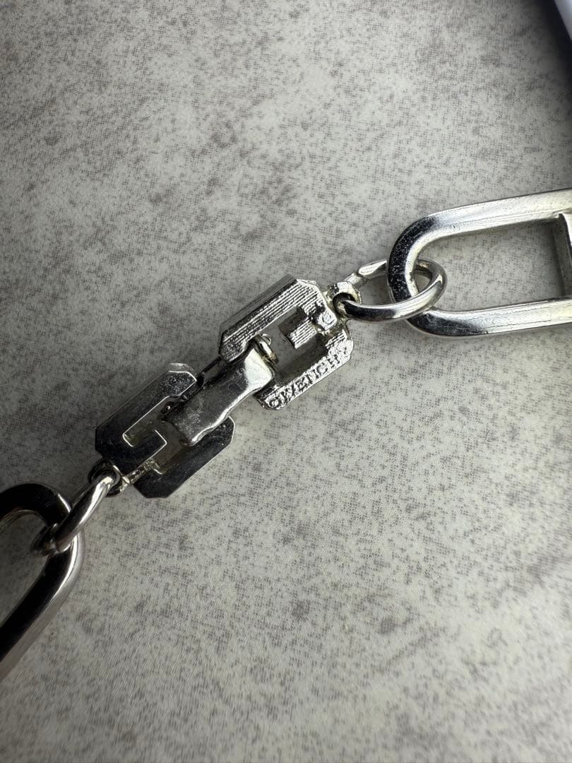 ジバンシィ GIVENCHY ヴィンテージ Gロゴ シルバー 45cm