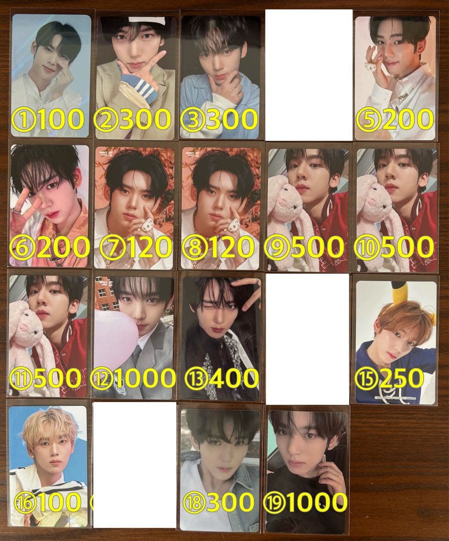 ユジン ハンユジン ハン・ユジン トレカ まとめ売り ばら売り可