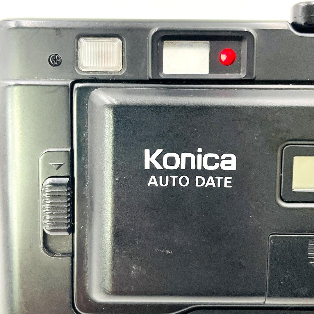 【完動品】Konica EFJ AUTO DATEレッドコンパクトフィルムカメラ
