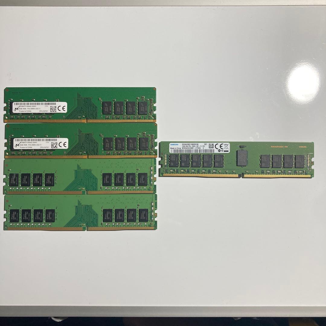 ら*れ様 DDR4 8GB×4枚 16GB×1メモリ