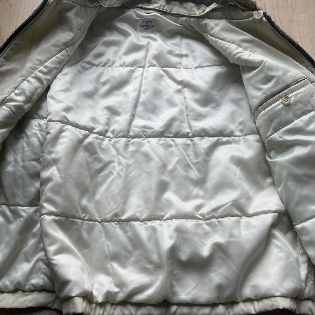CASTEBAJAC カステルバジャック ダウンコート ジャケット 刺繍　ロゴ