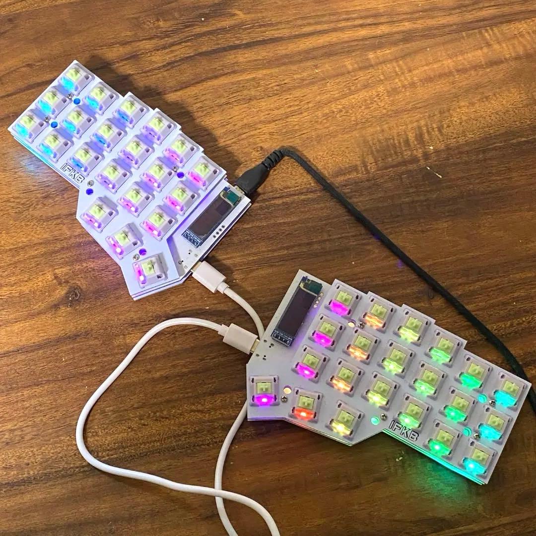 自作分割キーボード IFKB IF WCORNE EPOMAKER