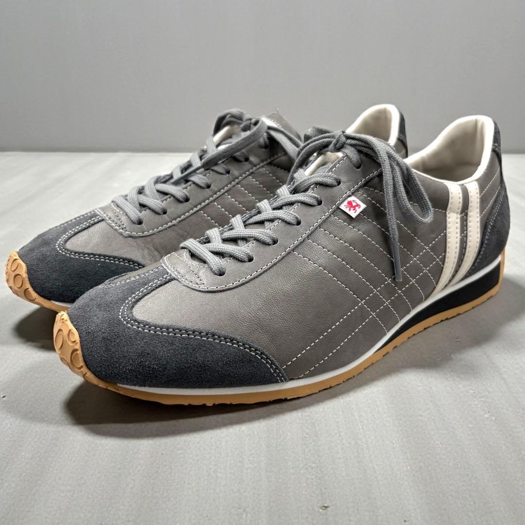 【未使用】 パトリック アイリス スニーカー 26.5cm グレー レザー