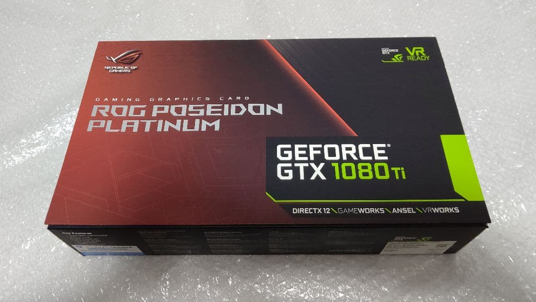 美品 ASUS ROG POSEIDON GTX1080Ti グラフィックボード