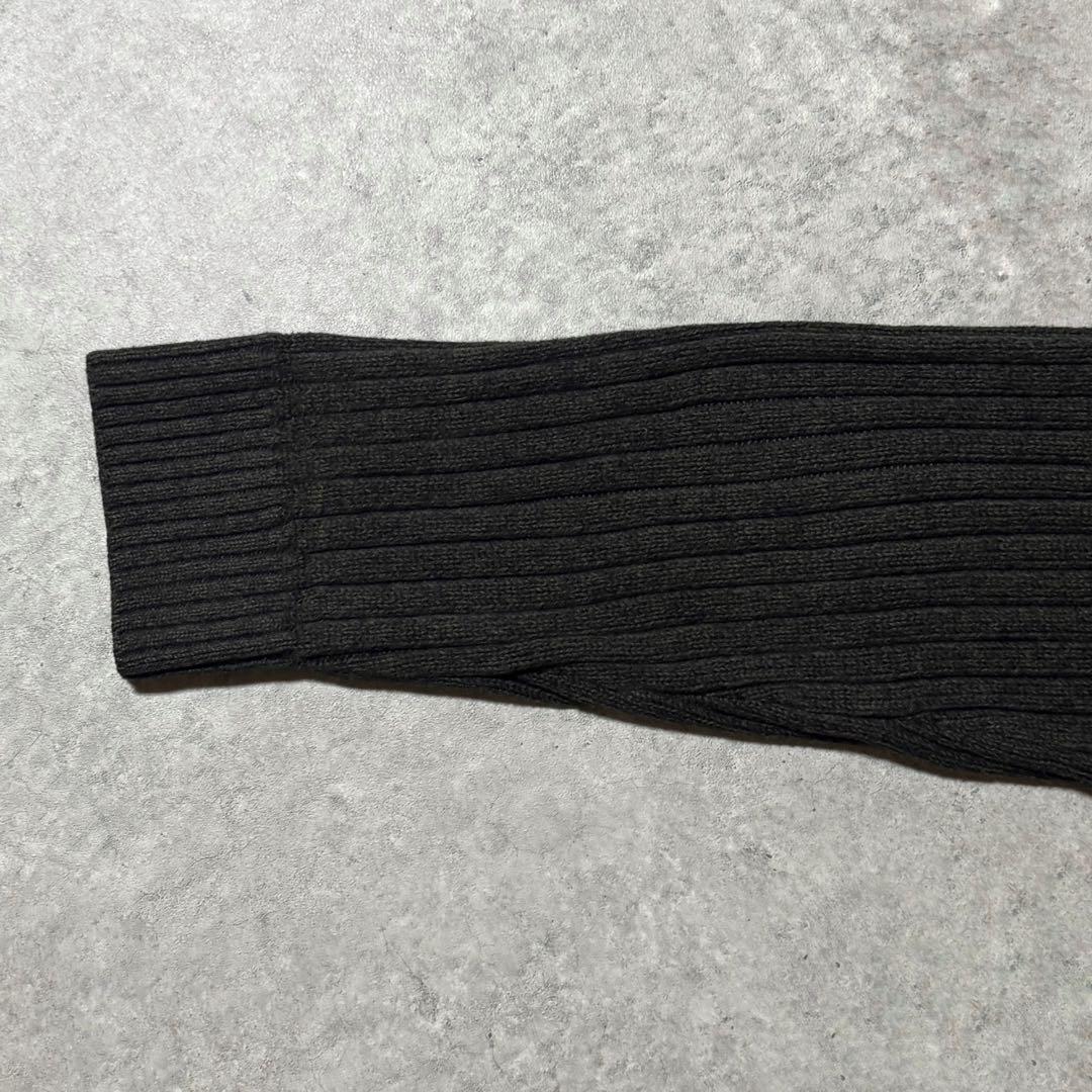 00s セントジョンズベイ ドライバーズニット コットンニット カーキ Lサイズ