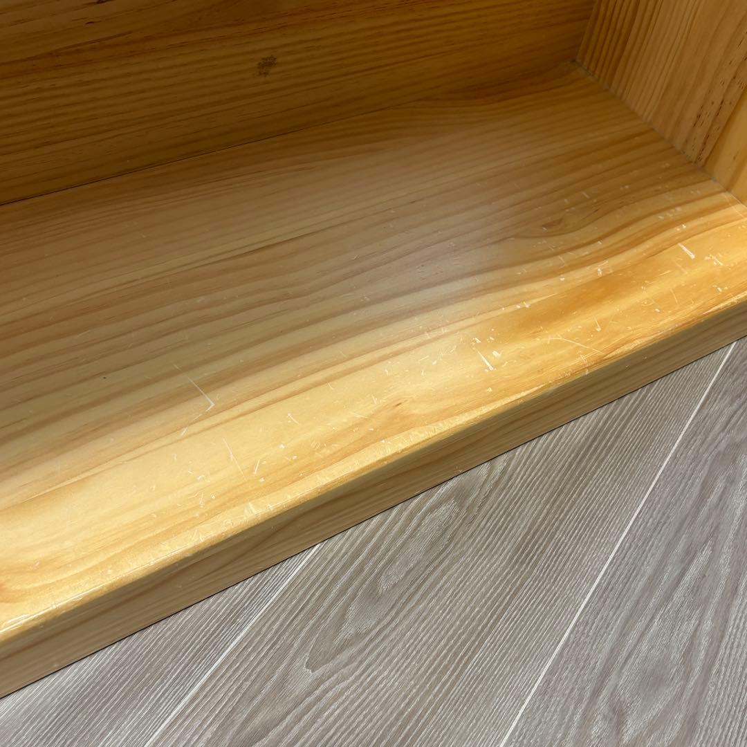 タンスのゲン　絵本棚　絵本ラック　70cm ナチュラル