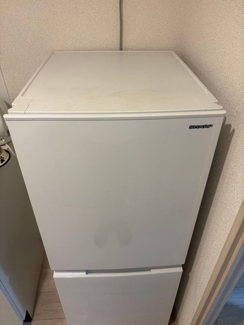 SHARP シャープノンフロン冷凍冷蔵庫 152L SJ-D15HJ-W 美品