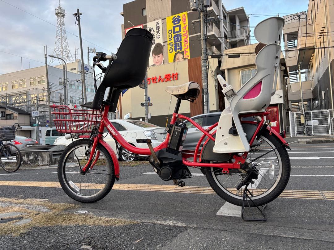 中古20㌅ブリヂストン電動アシスト自転車　8.7Ah 大阪　002番