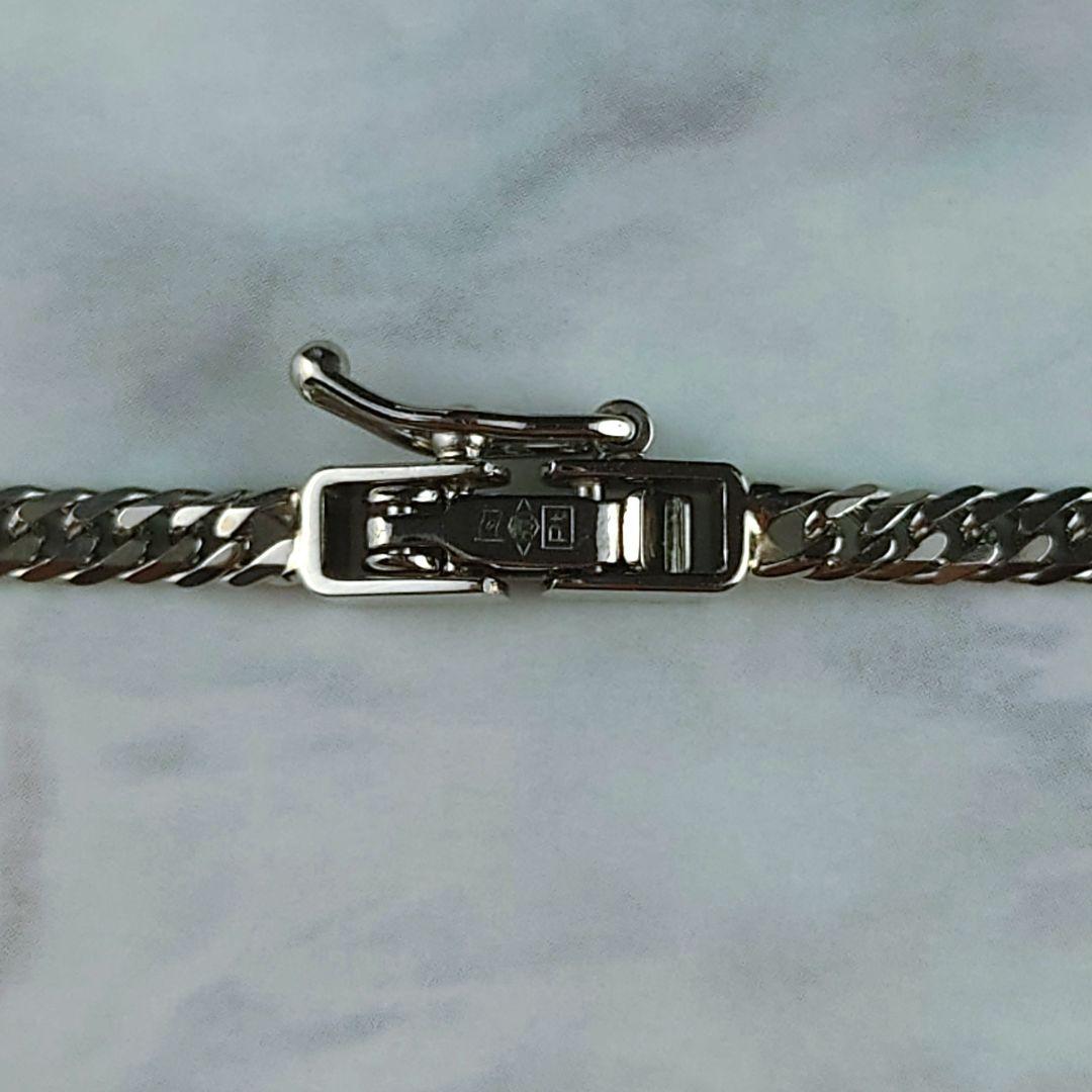 Pt喜平6面ダブルネックレス Ptチェーン プラチナネックレス