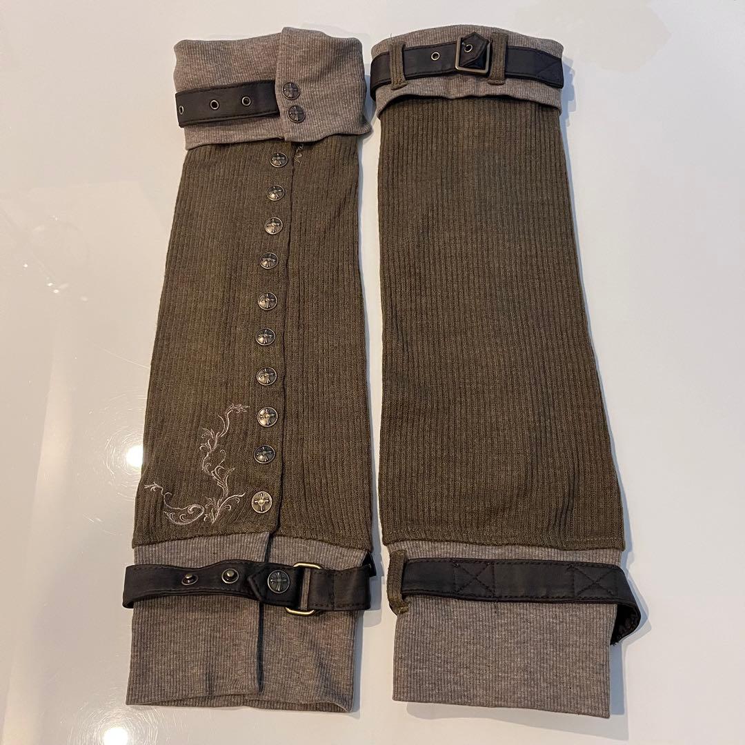 Ozz Croce オッズクローチェ　フットカバー レッグカバー カーキ