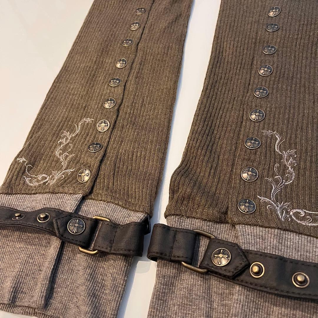 Ozz Croce オッズクローチェ　フットカバー レッグカバー カーキ