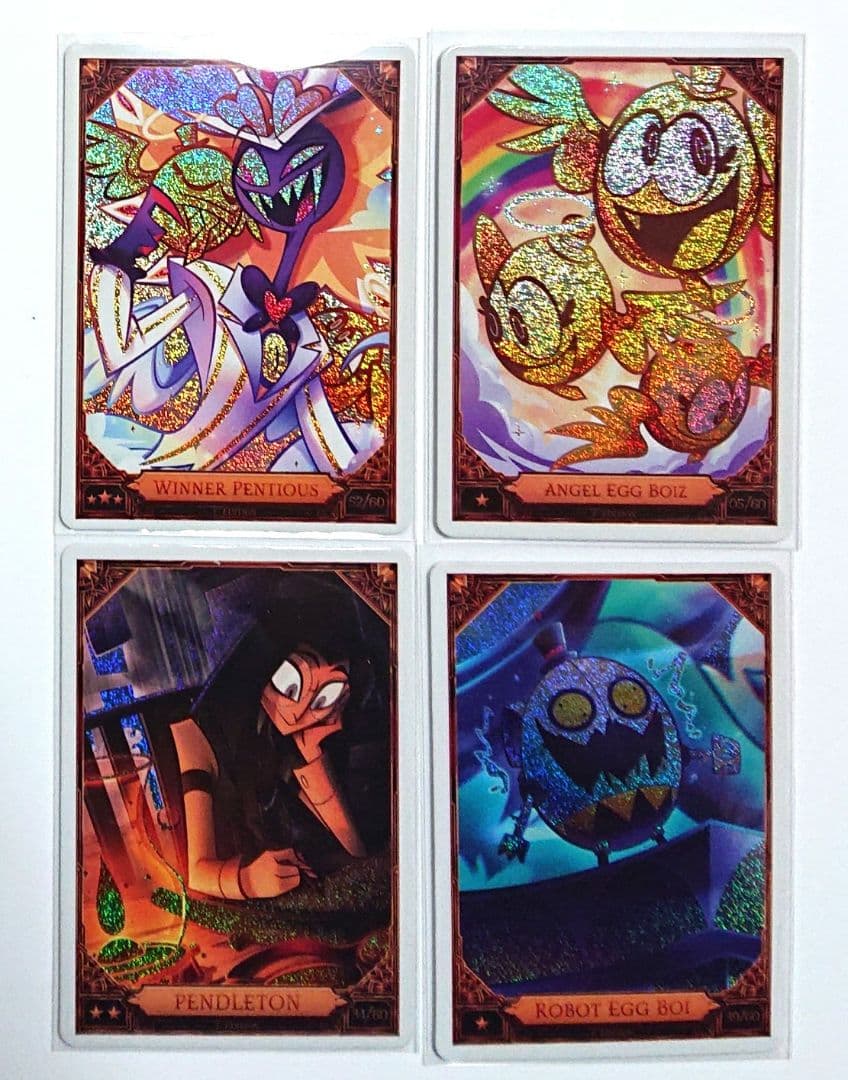 ハズビンホテル トレカ サーペンシャス エッギーズ foil 4枚