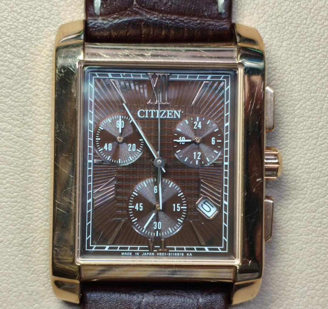 Justen Lee　CITIZEN Eco-Drive クロノグラフ