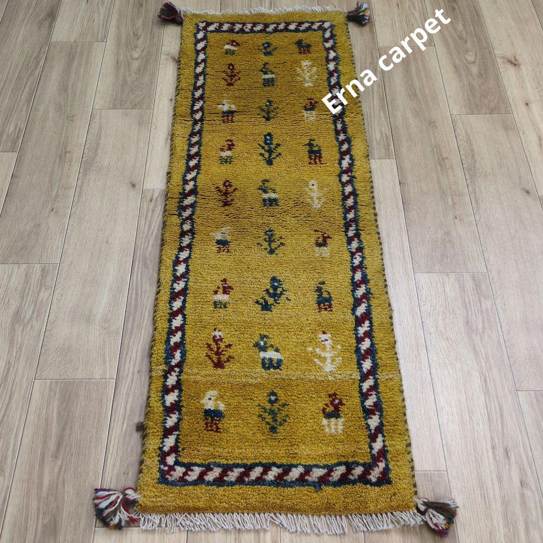 ペルシャ絨毯　ギャッベ　新品 114x40 cm Persia Gabbeh