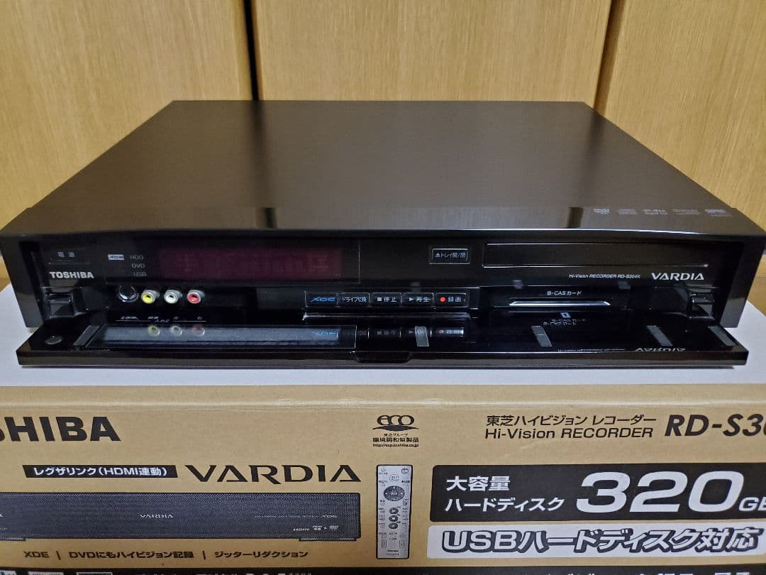 VHSのダビングなどにオススメ　DVDレコーダー　RDS304　RD-S304K
