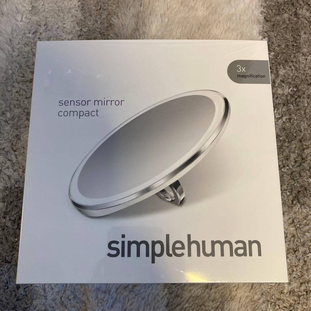 メイク道具・化粧小物 simplehuman sensor mirror compact 3x