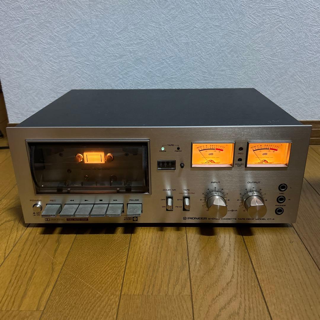 【現状販売】 Pioneer カセットデッキ CT-4