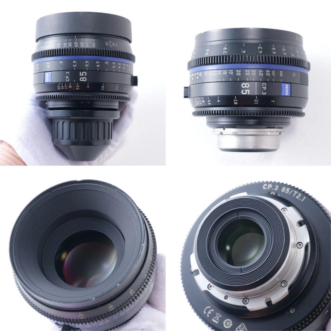 Zeiss CP.3 cp3 85mm T2.1 PL EF シネマレンズ