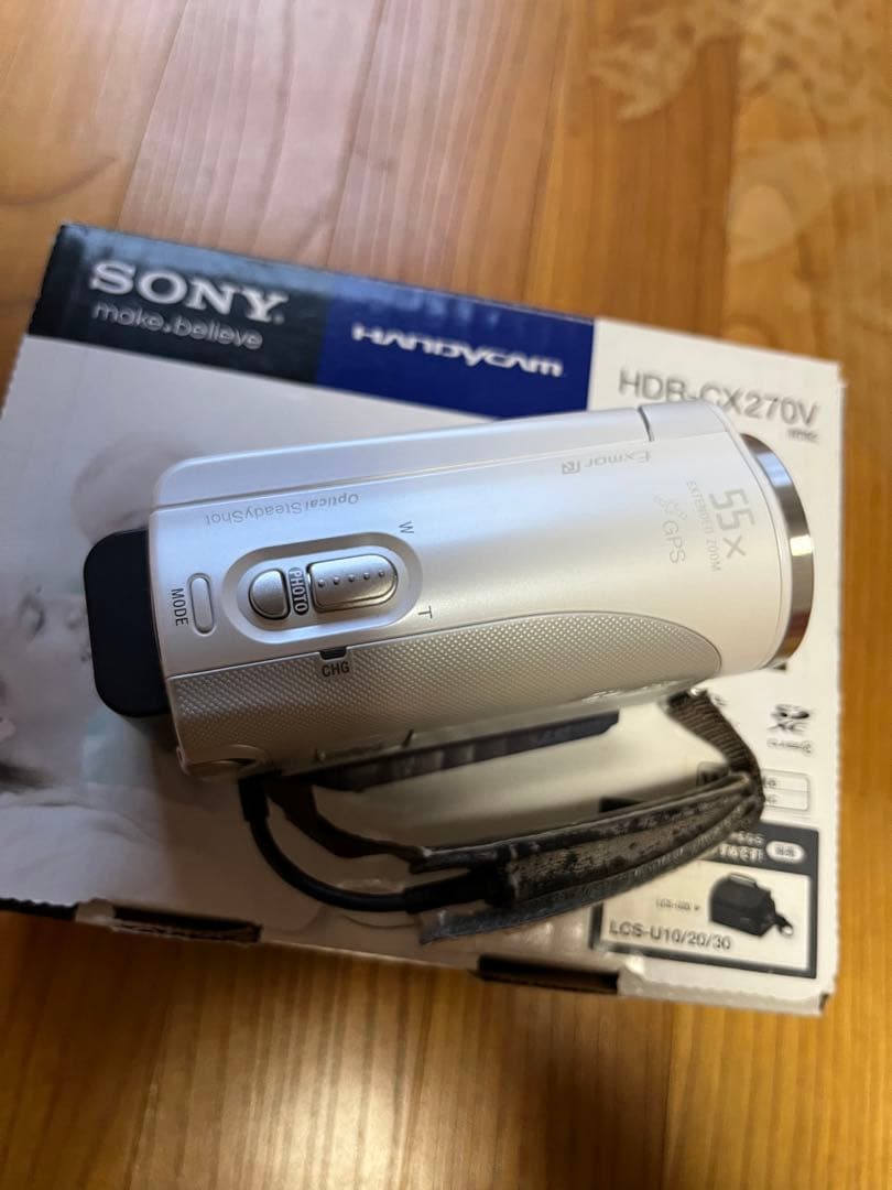 SONY HDR-CX270V ホワイト ビデオカメラ
