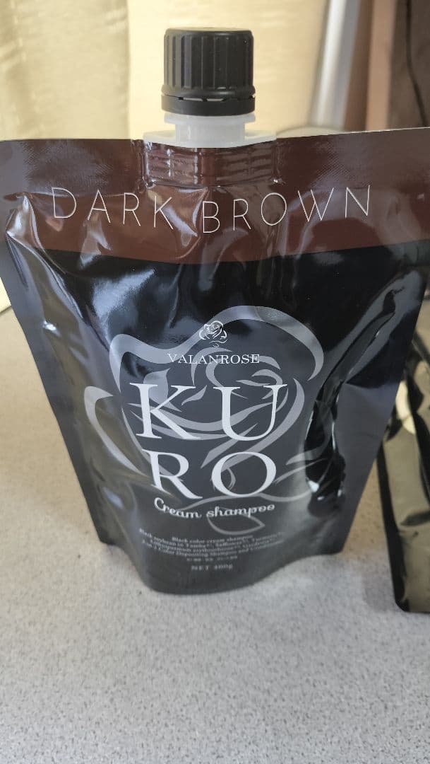KURO クリームシャンプー ダークブラウン 400g×4
