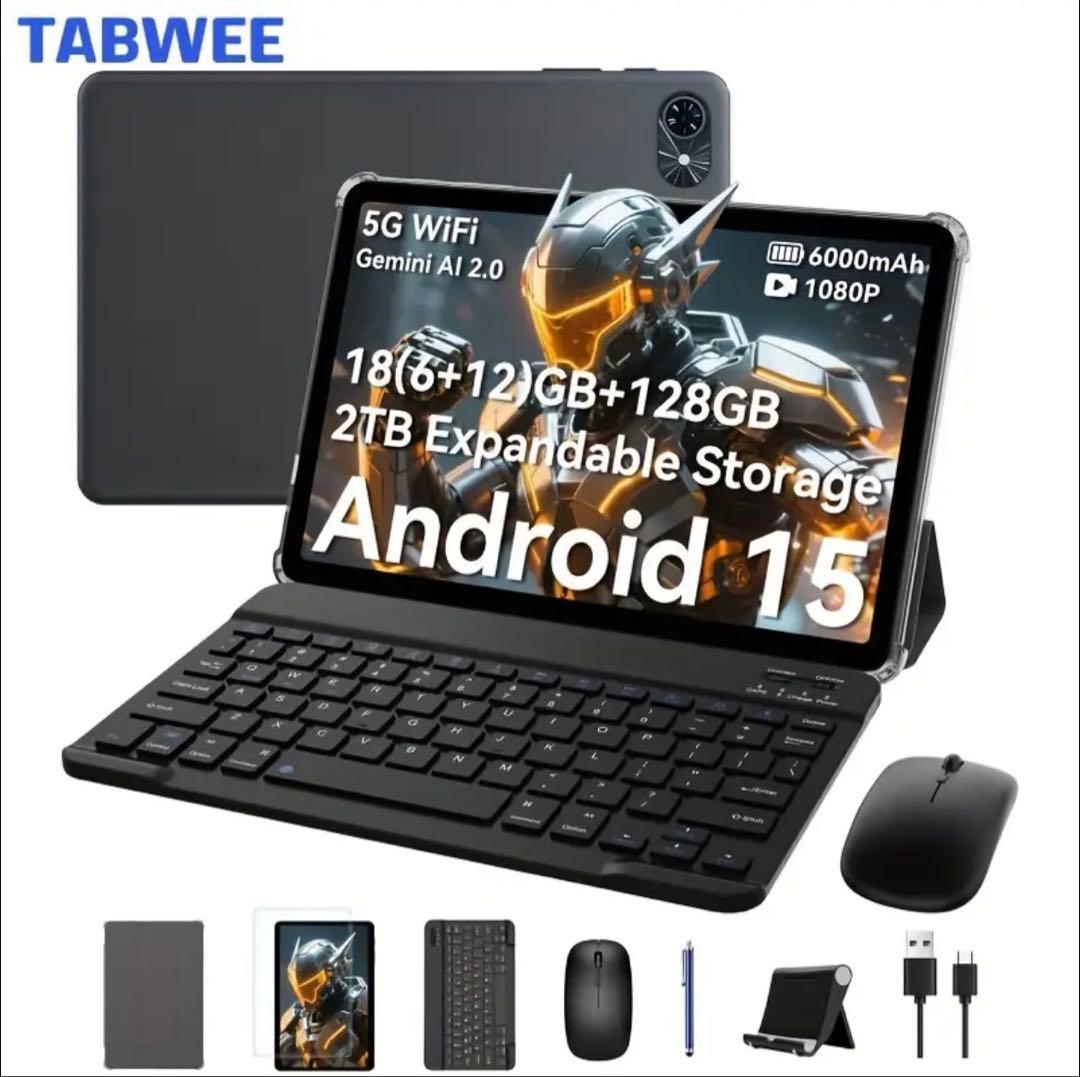 Tabwee T80 android15 10.1インチ タブレットPC