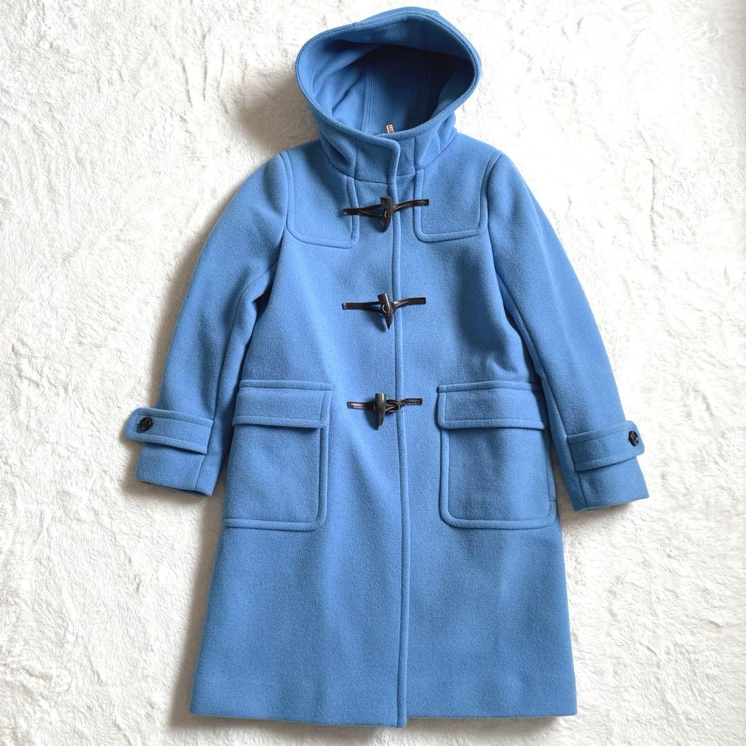 グリーンレーベルリラクシング ダッフルコート ブルー 38 M相当