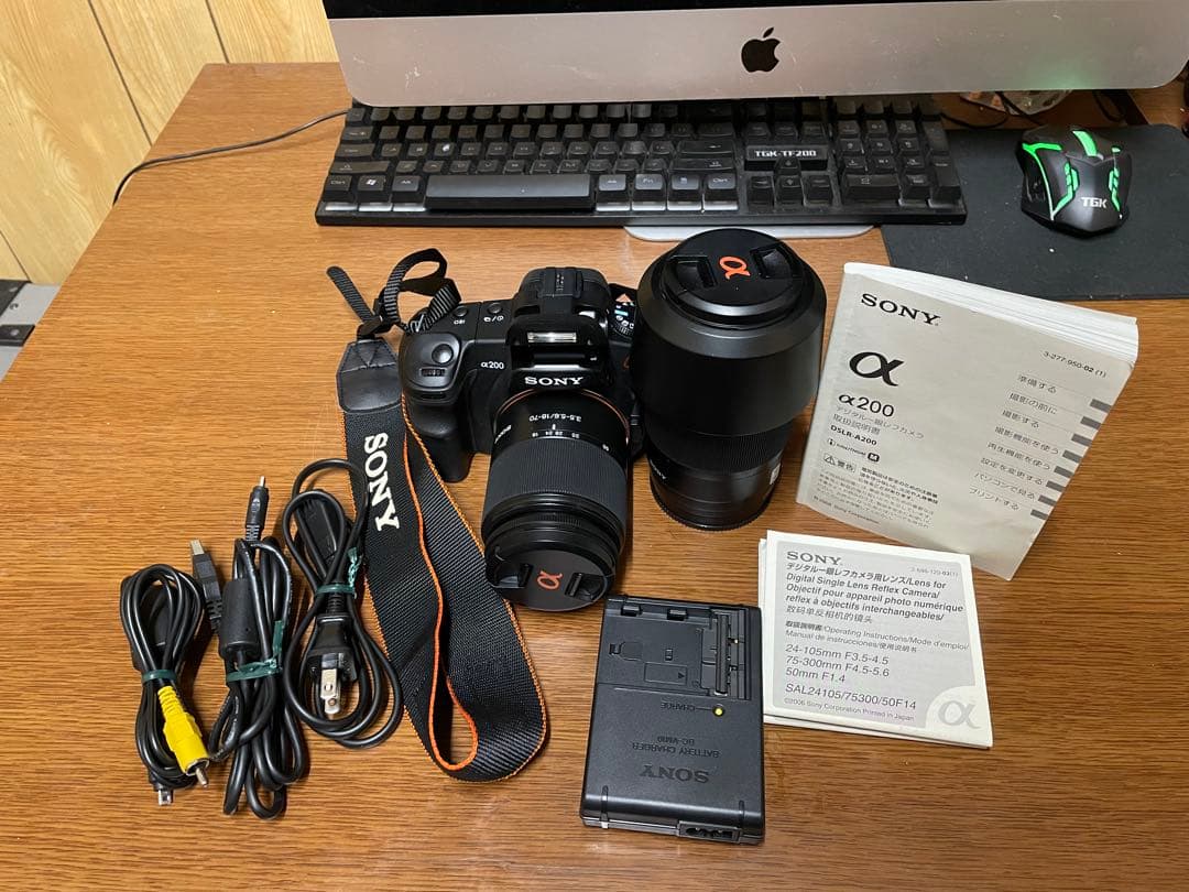 SONY α200 デジタル一眼レフカメラ 本体
