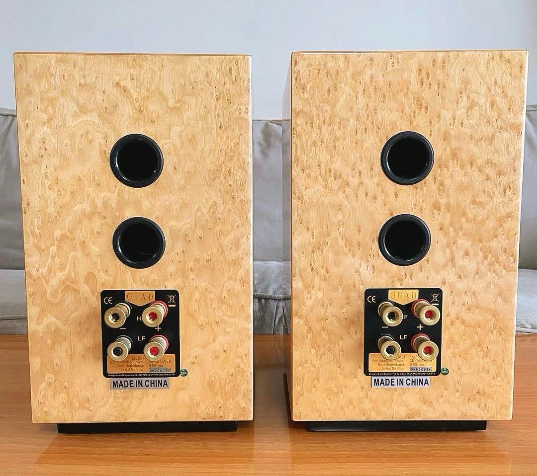 QUAD 11L2 ブックシェルフスピーカー　ペア　バードアイメープル