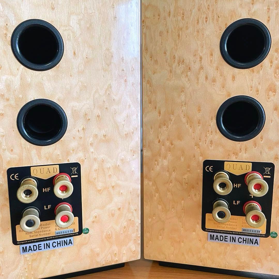 QUAD 11L2 ブックシェルフスピーカー　ペア　バードアイメープル