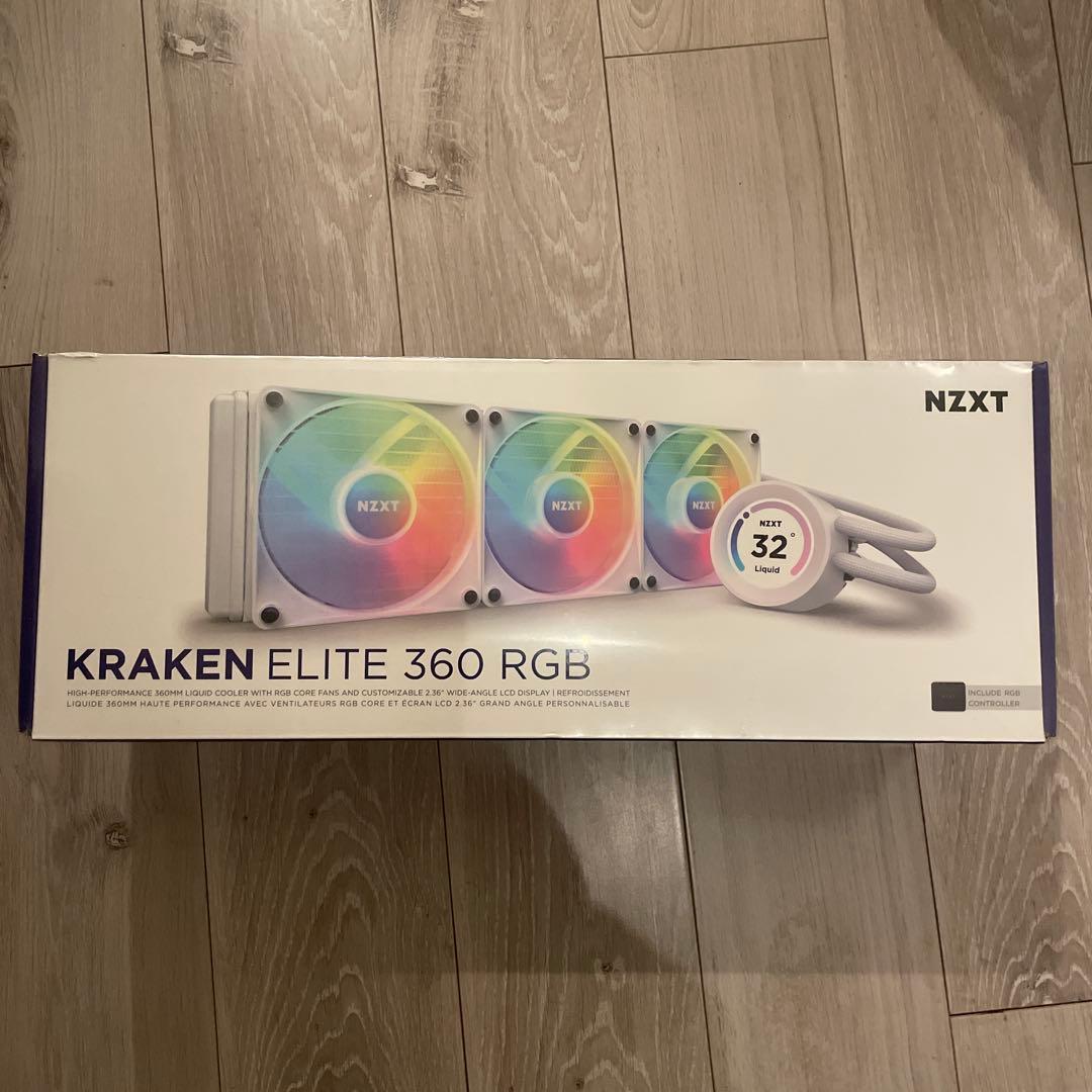NZXT Kraken Elite 360 RGB 冷却システム 簡易
