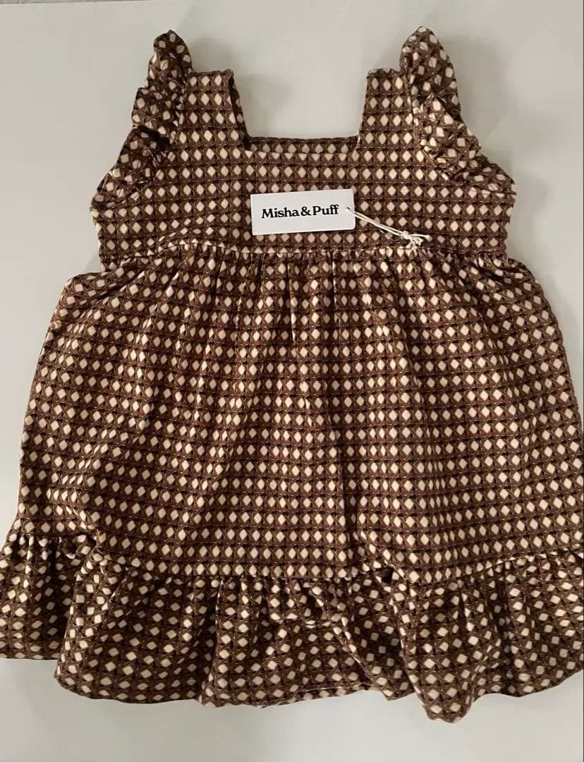 ワンピース misha and puff ruffle sleevedress 6y