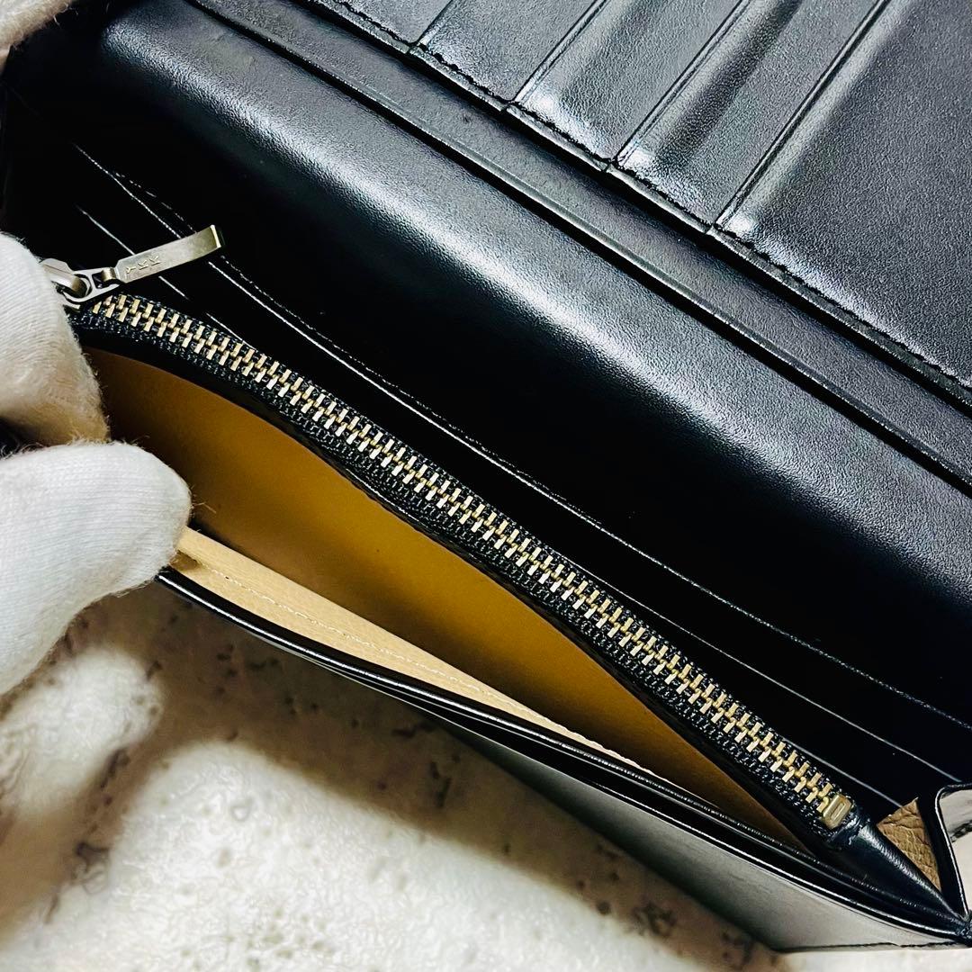 良品 ポールスミス コードバン 長財布 ロングウォレット 馬革 9374