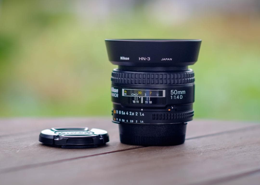 美品 Nikon AF Nikkor 50mm f/1.4D レンズ – 日本製