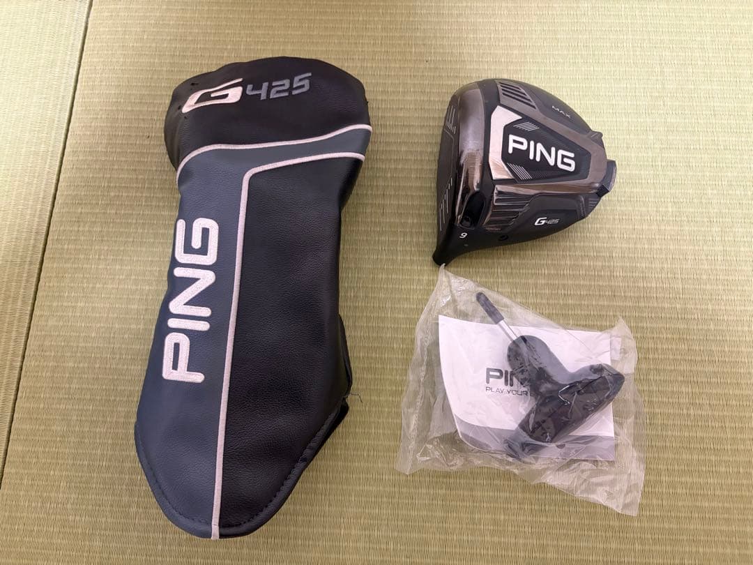 【レフティ】PING G425 MAX 9.0° ヘッドのみ