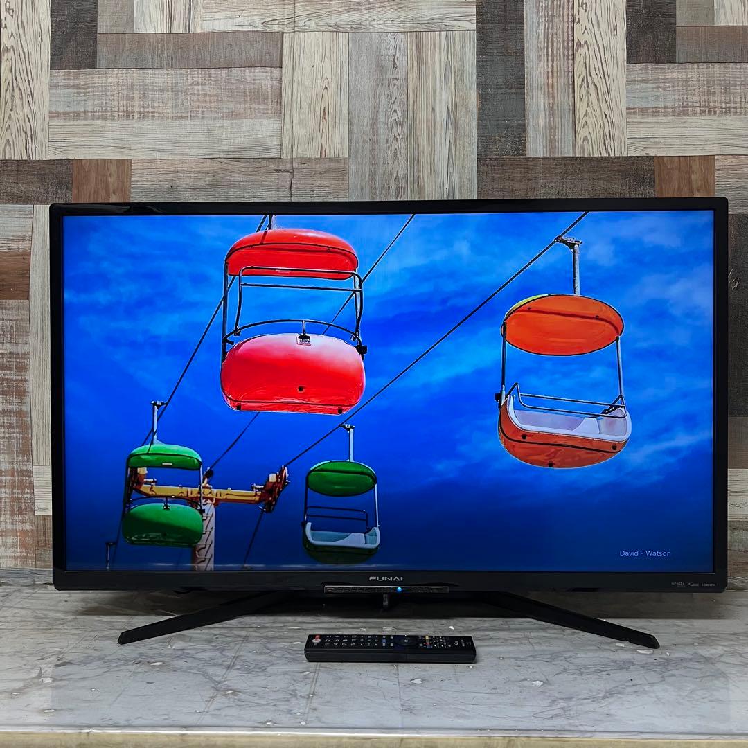 全国送料込❣️フナイ40V500GBHDD録画機能付液晶テレビ見ながら録画予約可能
