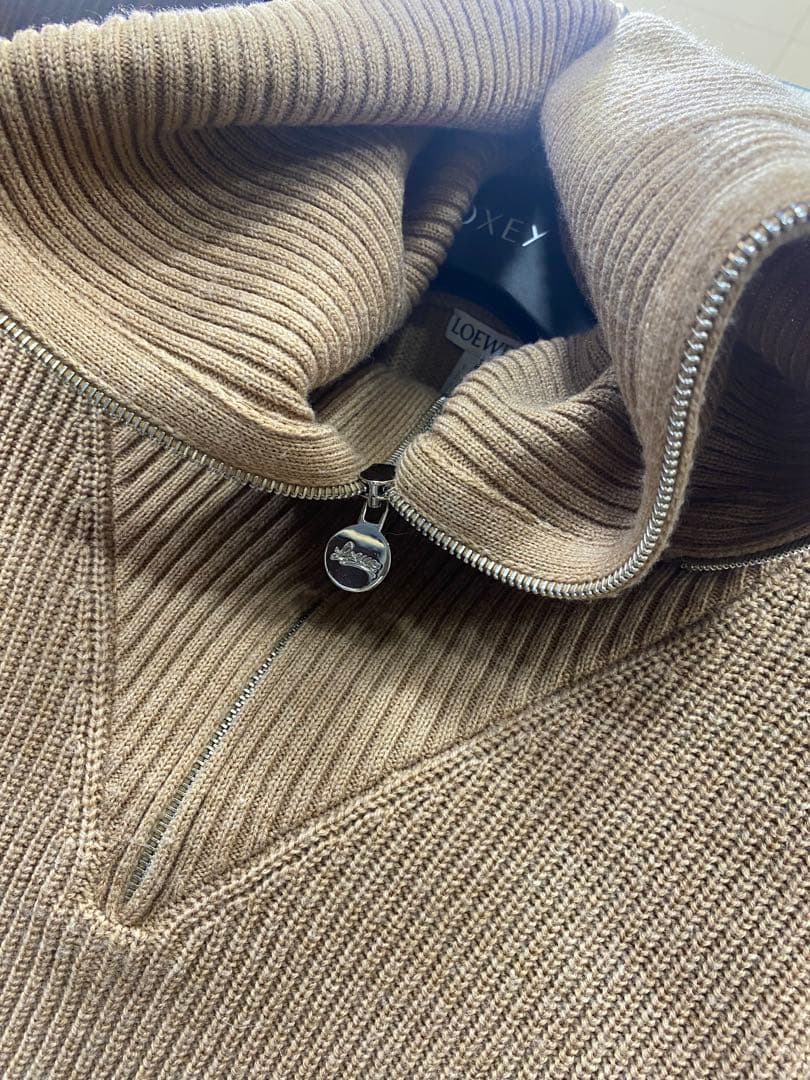 ロエベ　特殊ニット　XS ベージュ