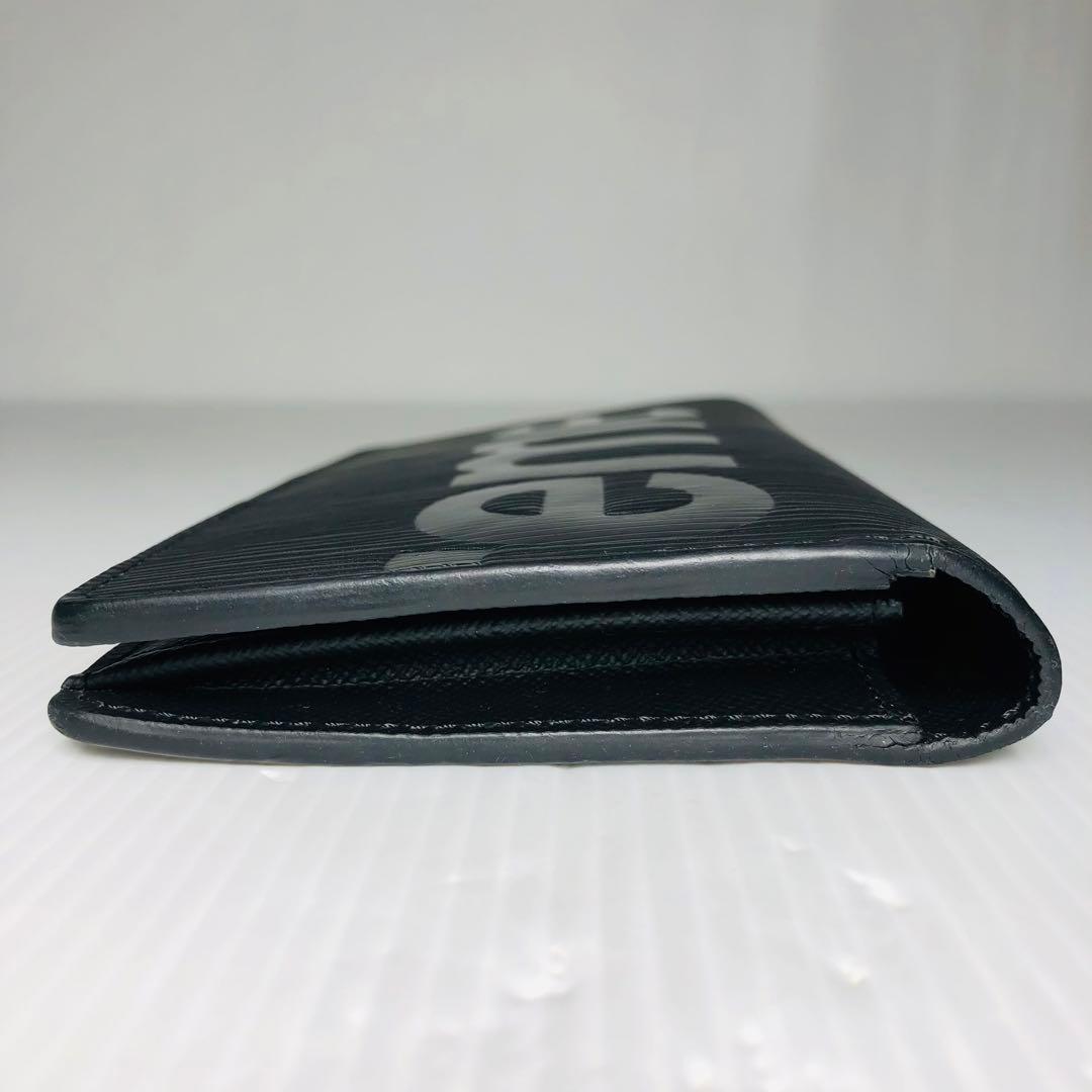 美品　ルイヴィトン×シュプリーム 長財布 エピ ポルトフォイユブラザ