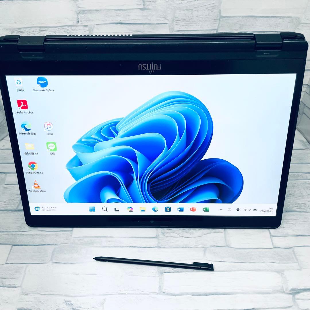 【特価】富士通 2in1ノートPC 第11世代i5 オフィス　FHD win11