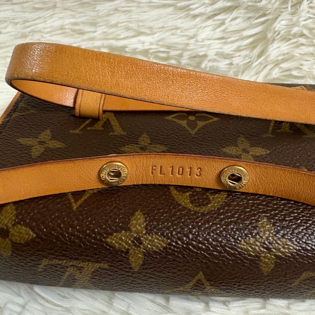 ルイヴィトン　フロランティーヌ　ウエストバッグ　モノグラム　ポシェット　カバン