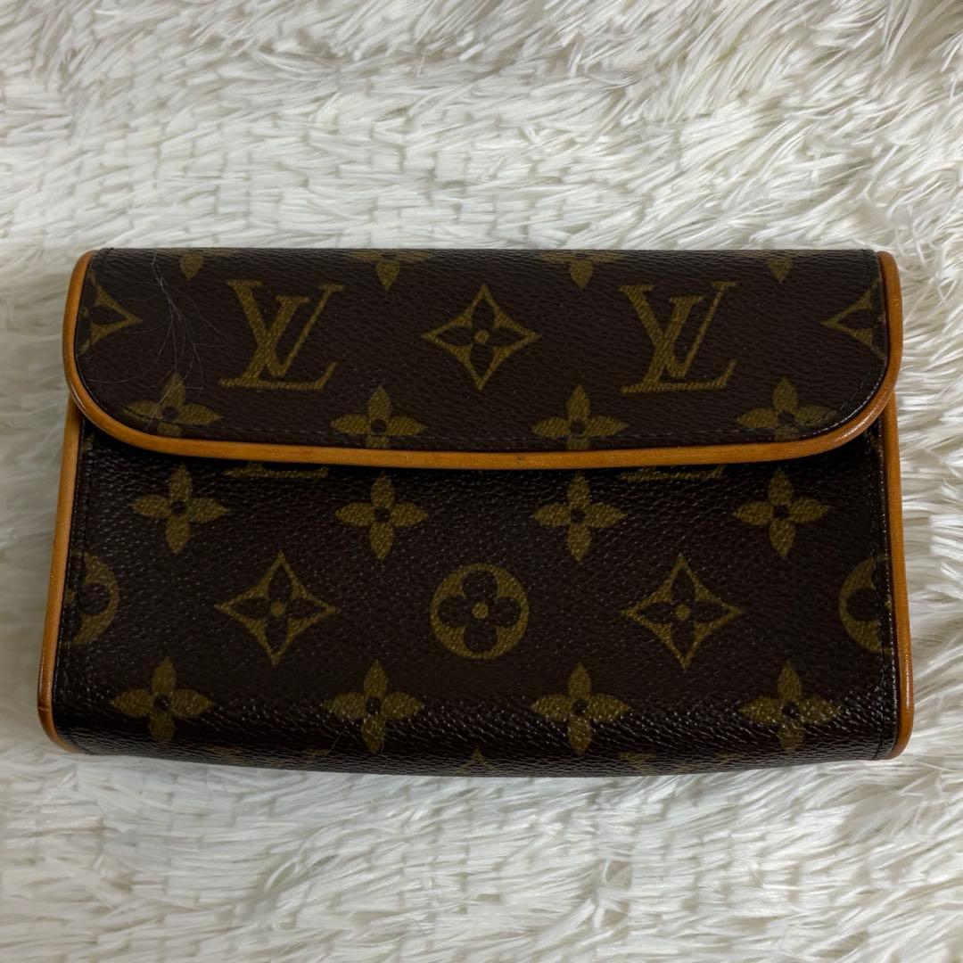 ルイヴィトン　フロランティーヌ　ウエストバッグ　モノグラム　ポシェット　カバン