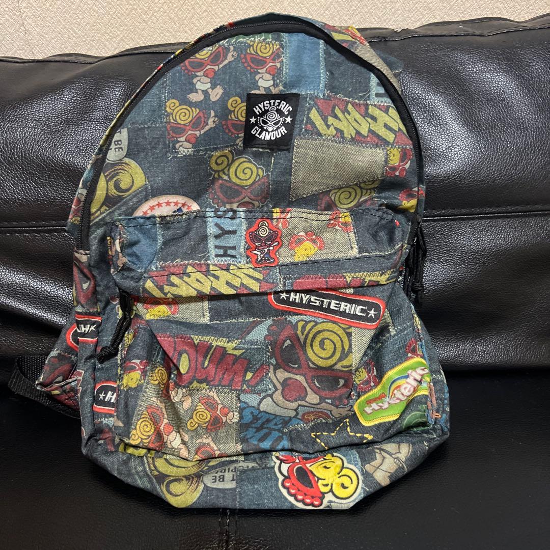 新品未使用　HYSTERIC MINI デニムプリントリュック