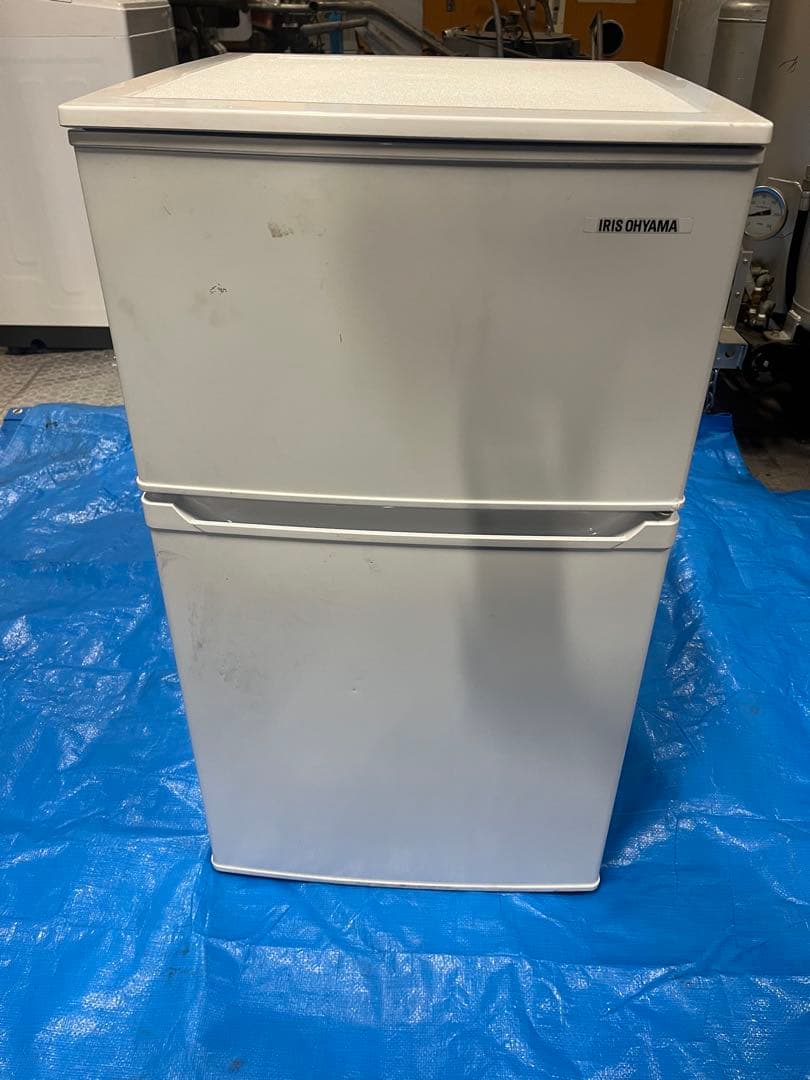 IRIS OHYAMA 冷蔵庫 IRSD-9B-W 90L