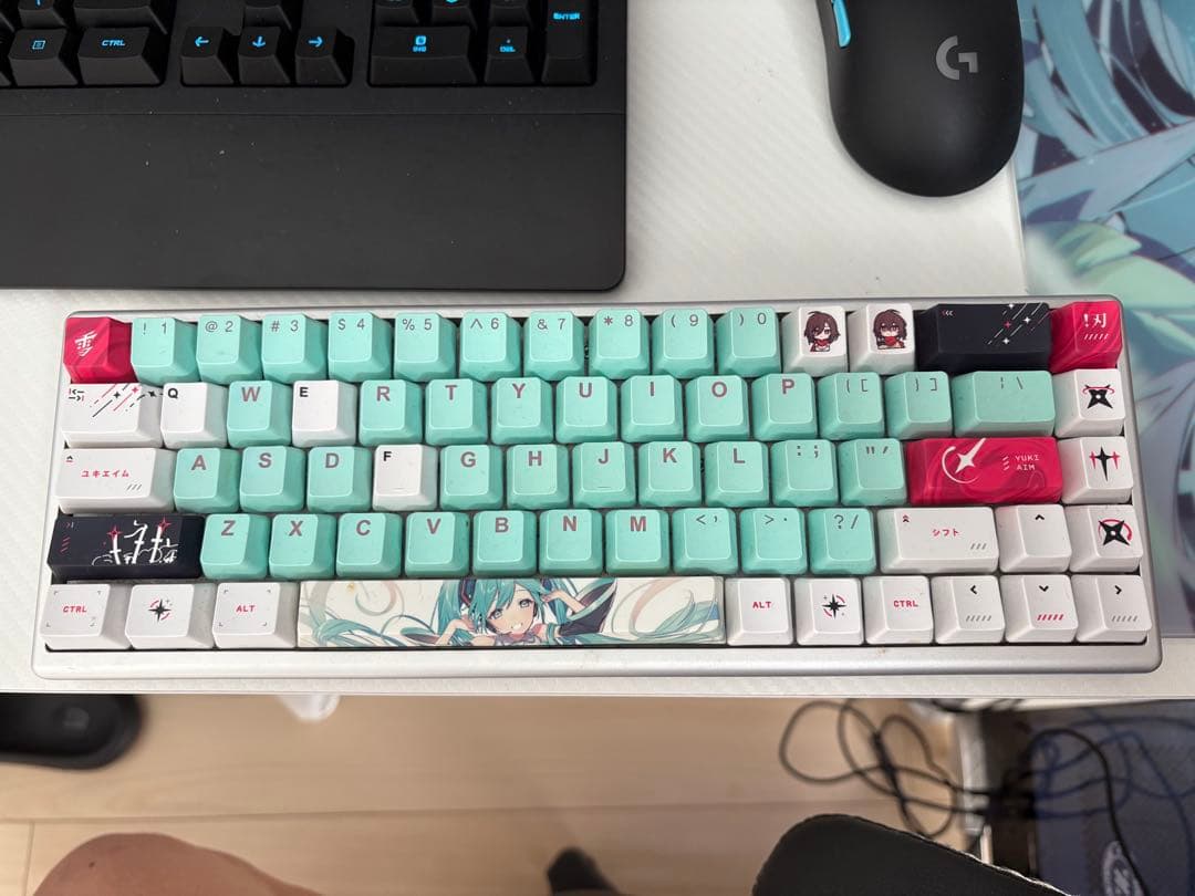 Yuki Aim キーボード/Logitech Gシリーズ ワイヤレスマウス