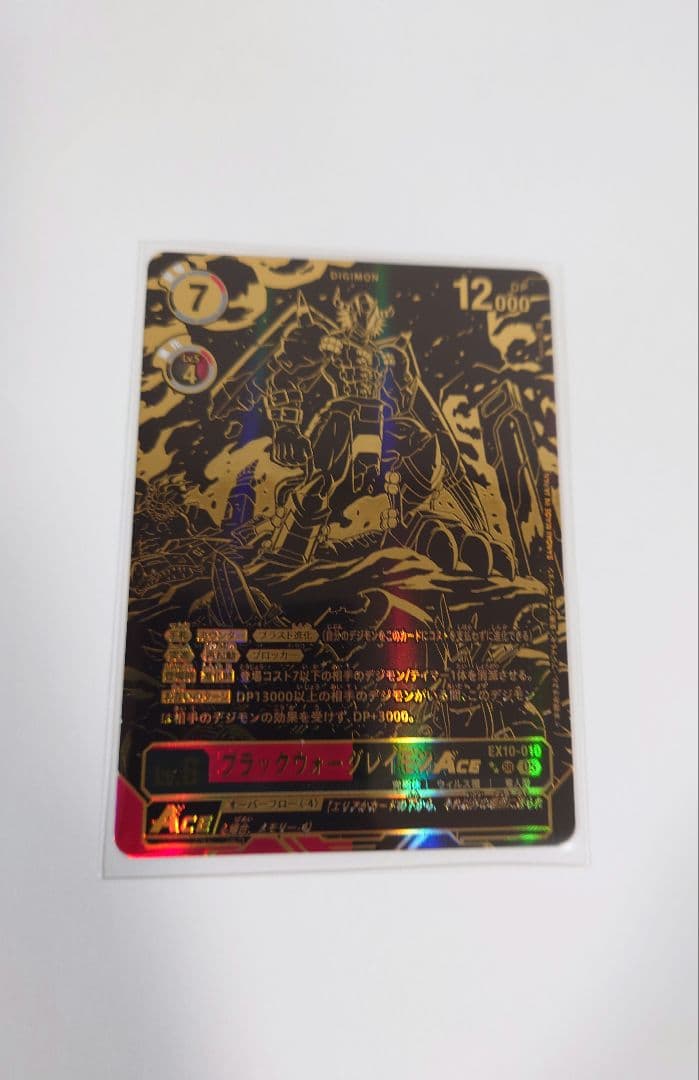 た*ま様 EX10-010 ブラックウォーグレイモンACE　希少