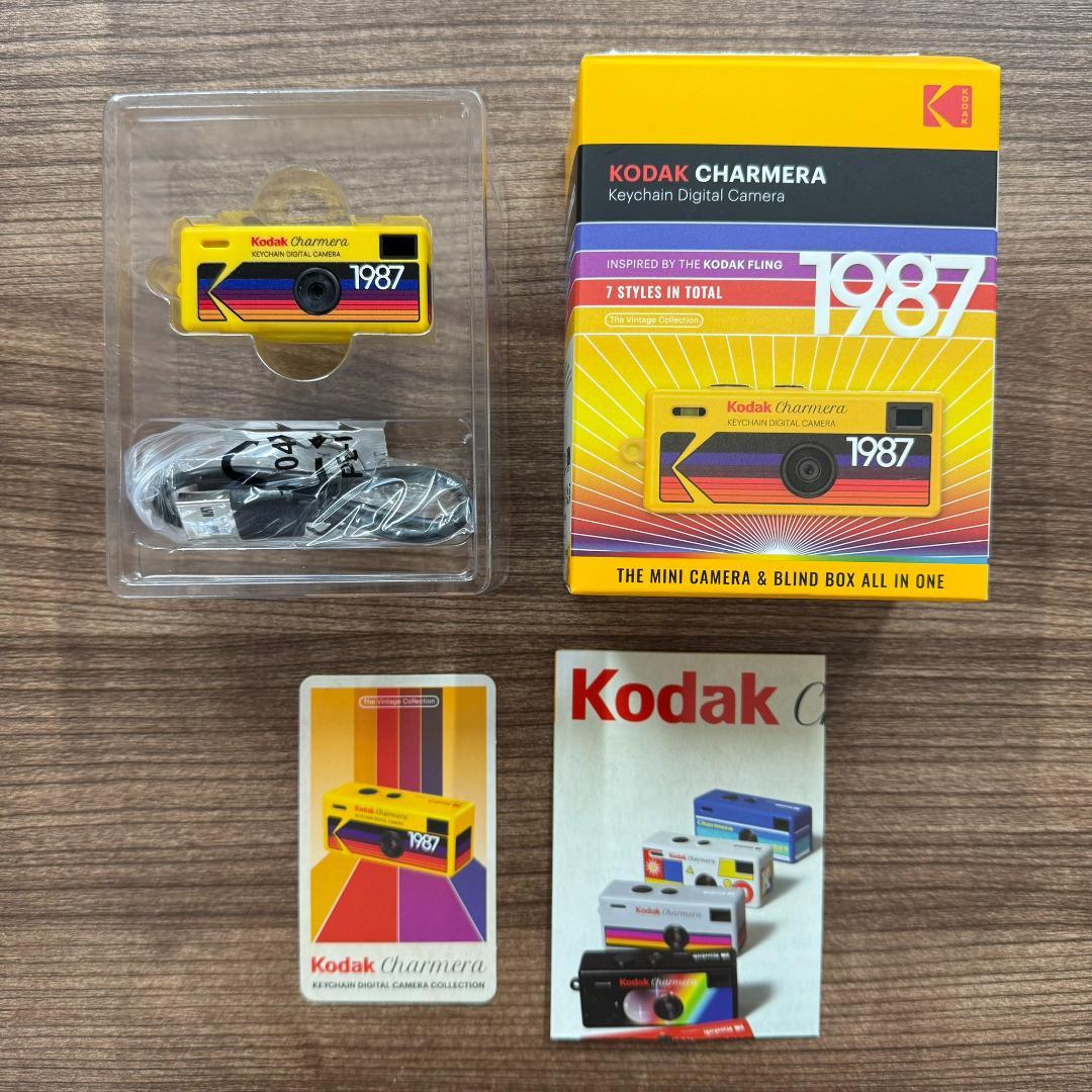 Kodak Charmera キーチェーンデジタルカメラ　イエロー