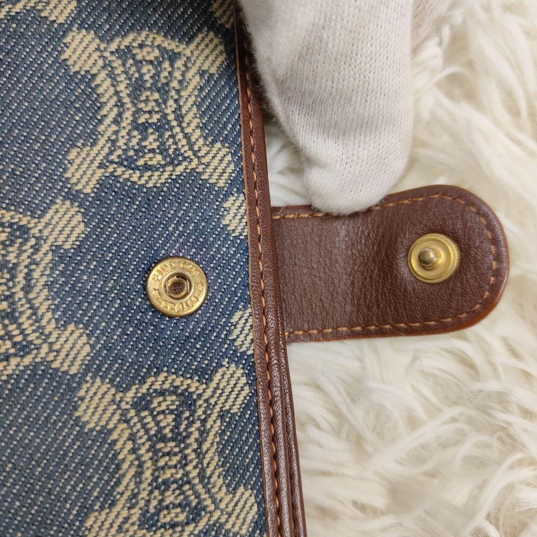 本日限定価格　セリーヌ　長財布　パリマカダム　トリオンフ　キャンバス　インディゴ